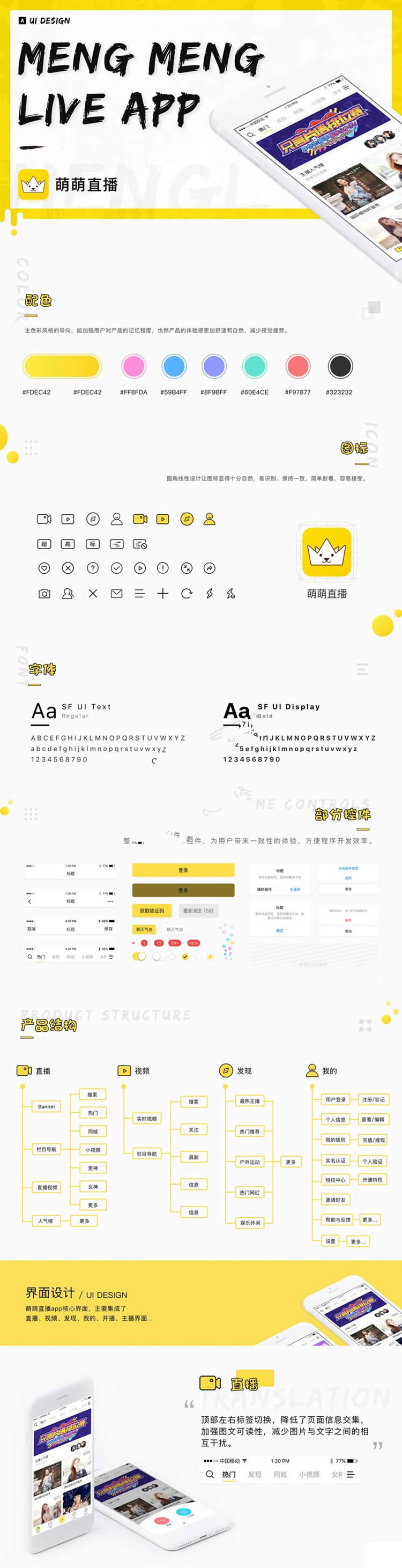 新款萌萌直播社交视频社区APP源码安卓+ios双端原生源码后端+代理端源码-ss