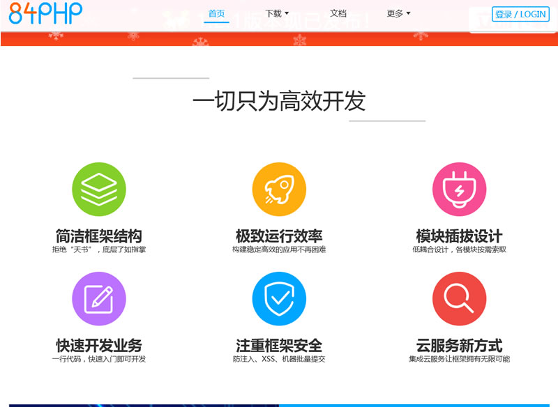 84PHP开源框架 v5.0.0插图
