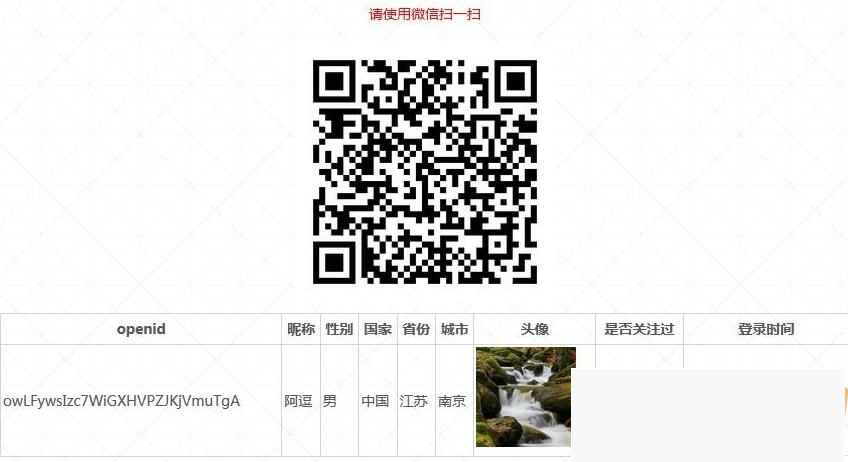 微信受权登录源码 微信公家号存眷受权登录源码 扫码存眷微信公家号受权登录源码