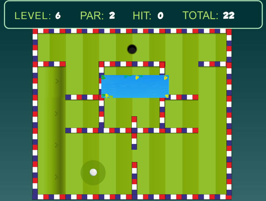 HTML5《迷你高尔夫》休闲小游戏源码下载