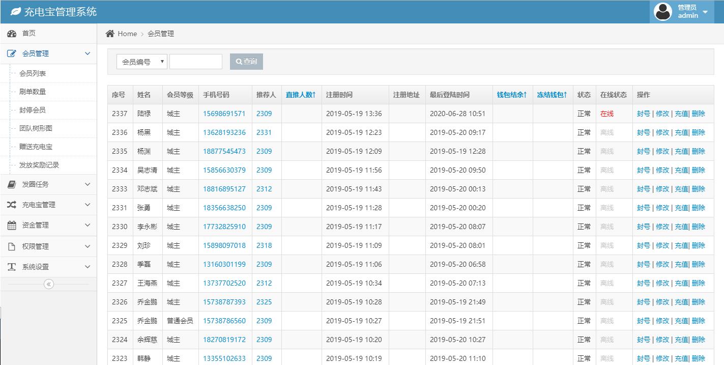 【站长亲测】6月最新第二版共享充电宝街电衔电云矿机挖矿区块链项目网站源码+对接个人免签支付通道