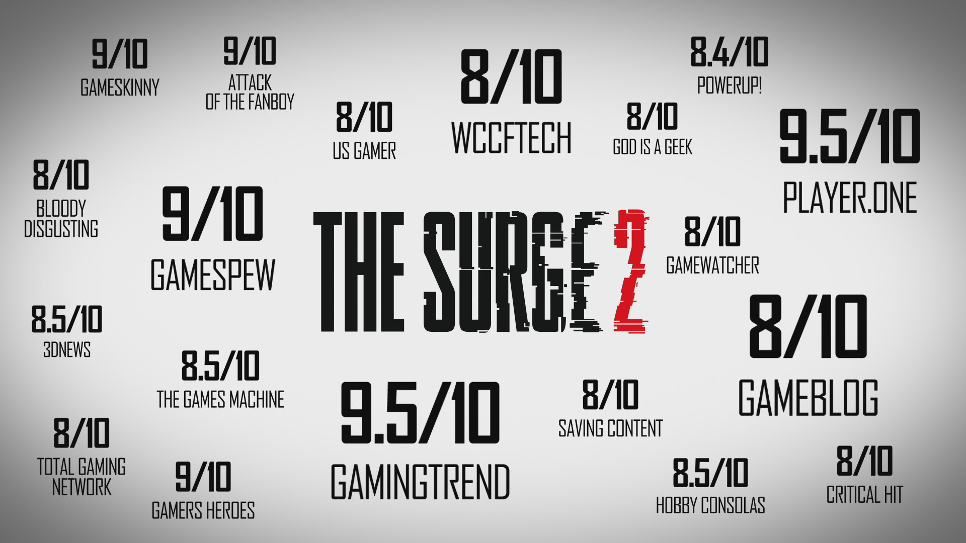 迸发2/机甲狂潮2/巨浪2/The Surge 2