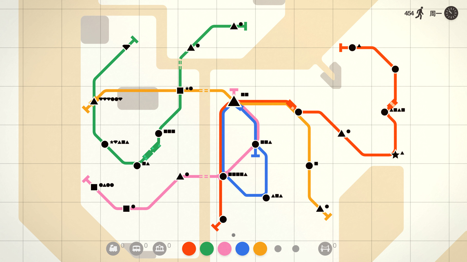 迷你地铁,模拟地铁,迷你都市,Mini Metro