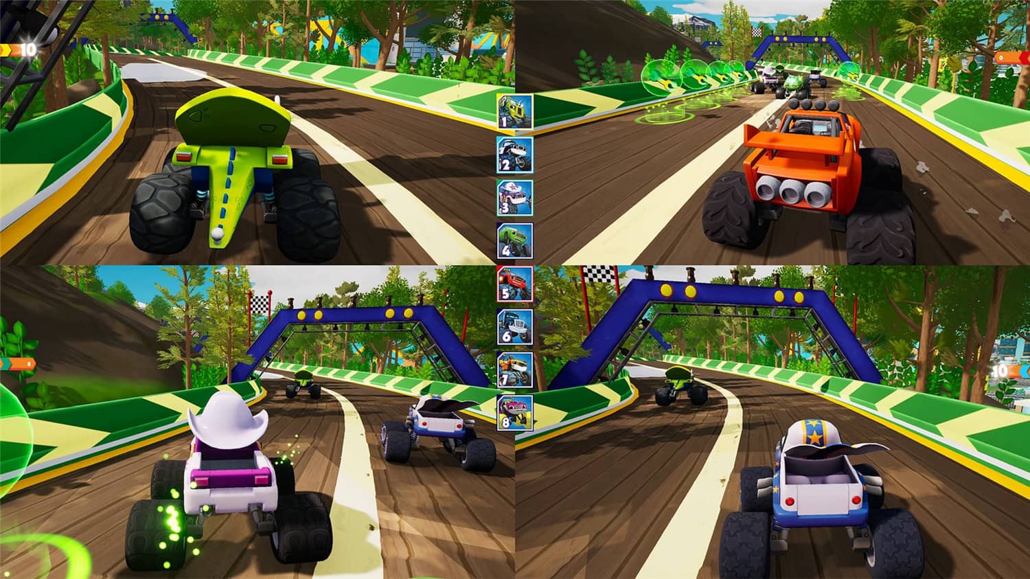 旋风战车队: 速度城赛车,布莱泽与怪物城赛车手,Blaze and the Monster Machines: Axle City Racers