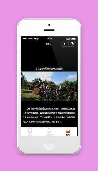 茶叶交易微信小程序茶叶图集页面源码下载