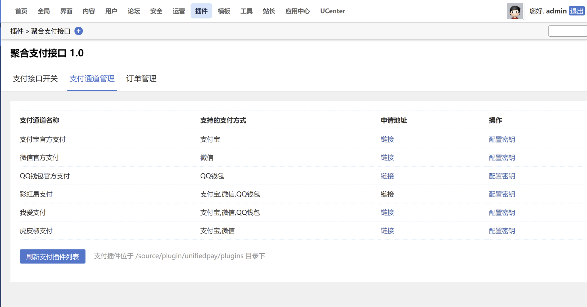 DiscuzX3.5多合一聚合支付接口插件