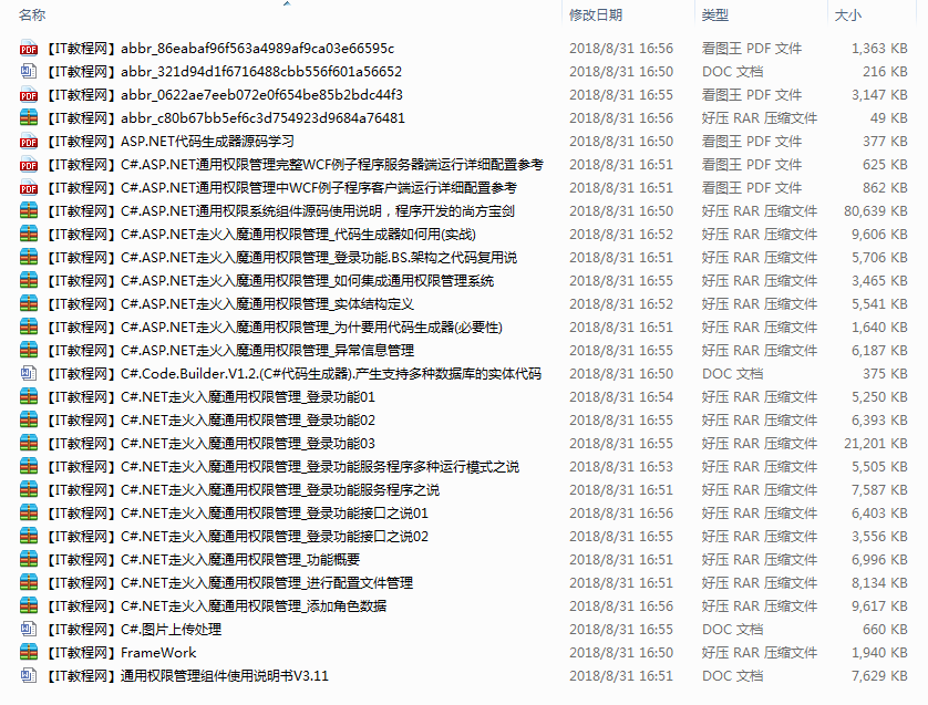 ASP.net和C#.net通用权限系统组件功能教程