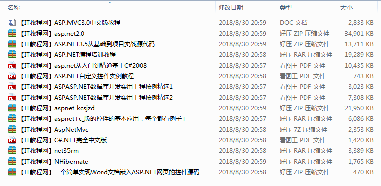 ASP.NET开发基础入门教程资料