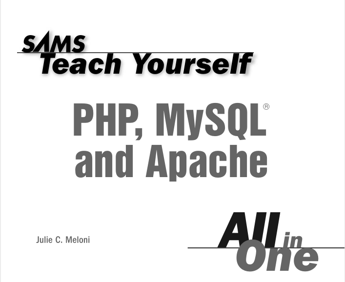 自学 PHP MySQL和Apache PDF