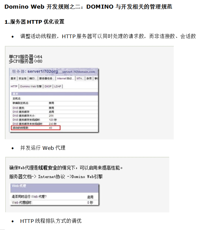 Domino Web开发规则 中文