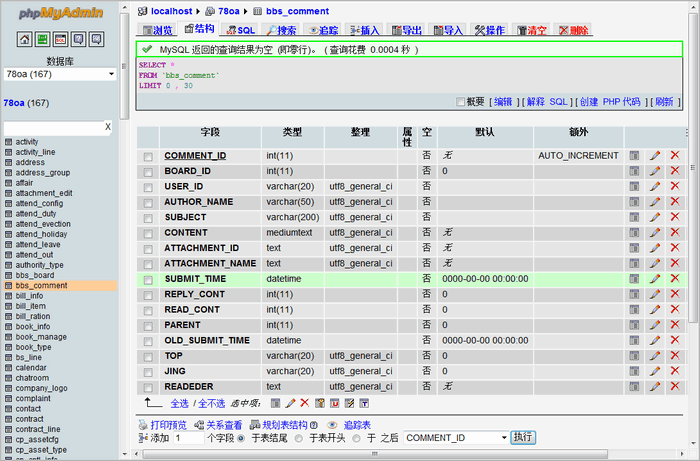 phpMyAdmin 4.6.6