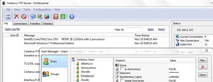 Cerberus FTP Server v9.0.4 for x64