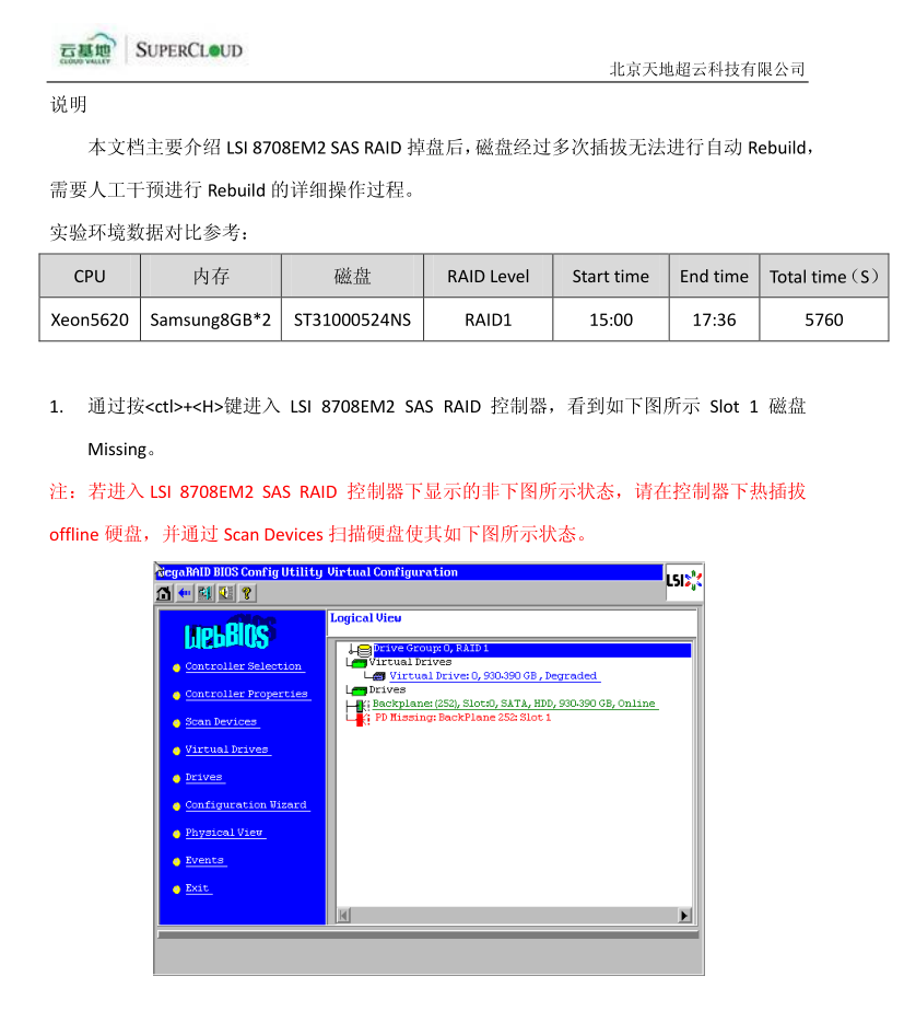 LSI8708_EM2_RAID掉盘修复指南