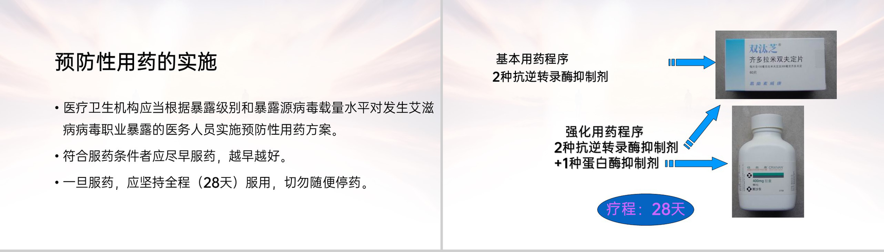 灰色简洁医务人员职业暴露的预防及处理PPT模板