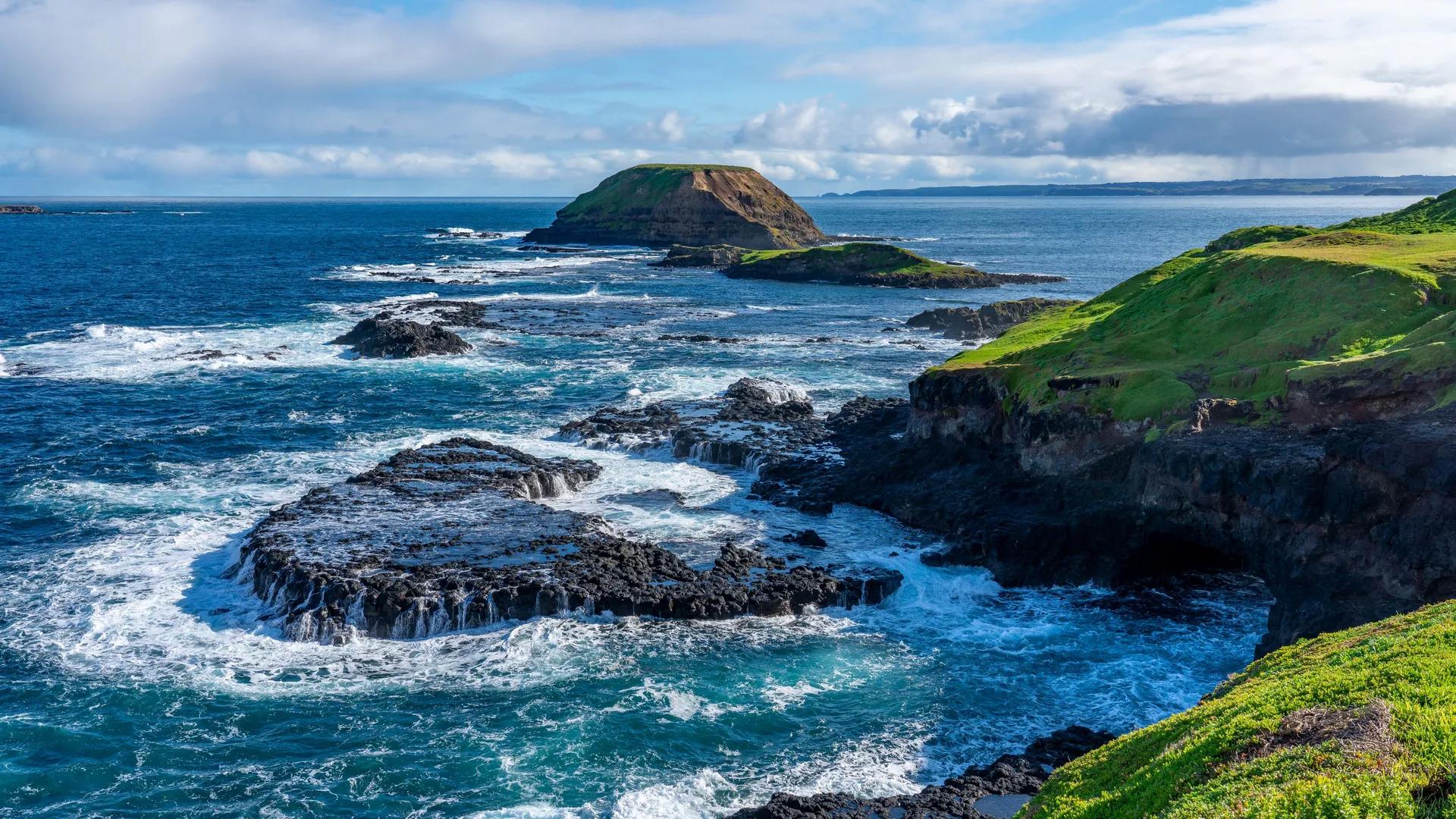 自然 风景 海岸 海洋 天空 地平线 草 水