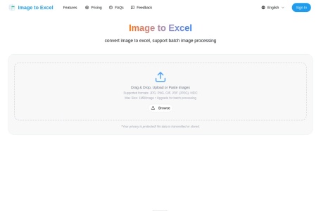 图片转Excel