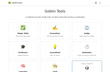 Goblin Tools