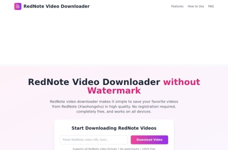 小红书视频下载器