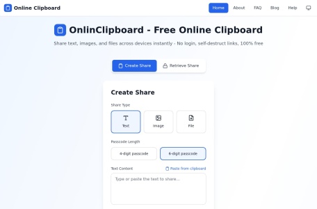 Free Online Clipboard