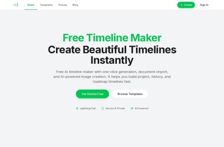 AI timeline maker