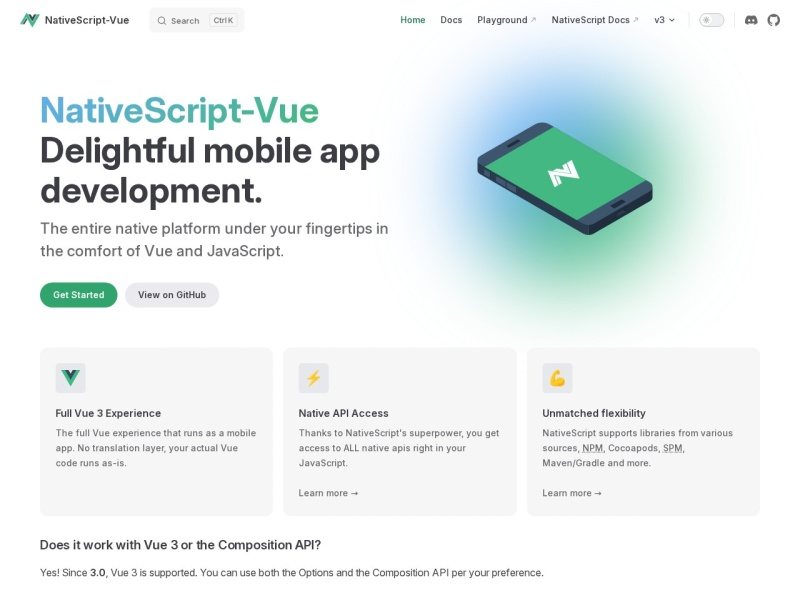 NativeScript-Vue
